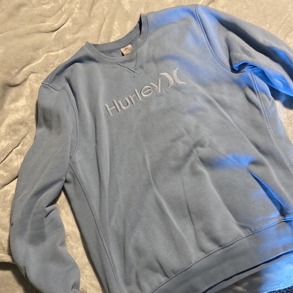 Hurley light blue men’s XL Sweatshirt - Picture 2 of 3